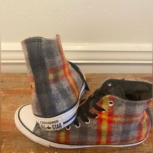 RARE Converse Woolrich Wool Plaid High Tops 😎 Sz 10.5 LAST CALL